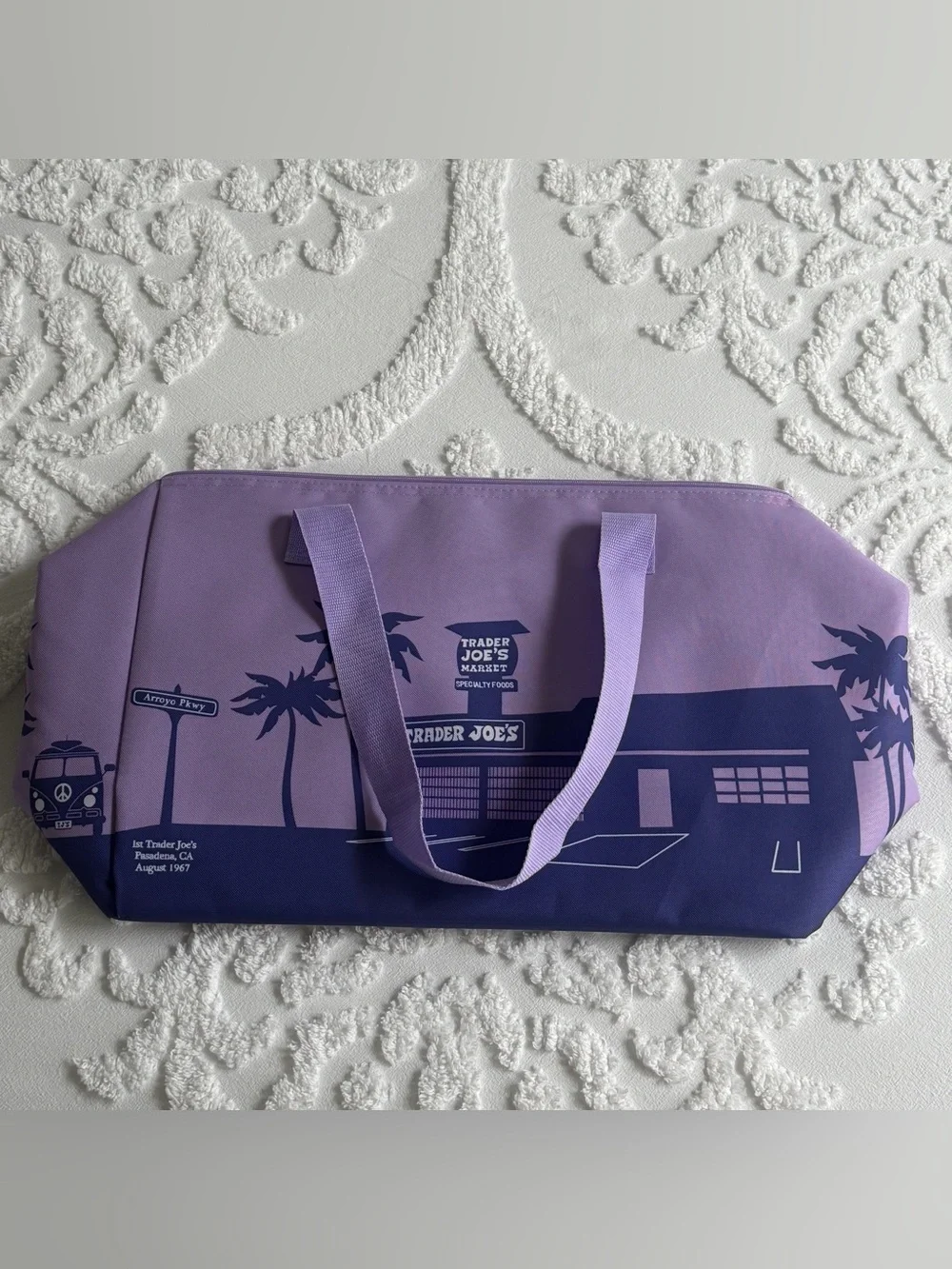NEW! Trader Joe's Purple Insulated Cooler Bag, 2026